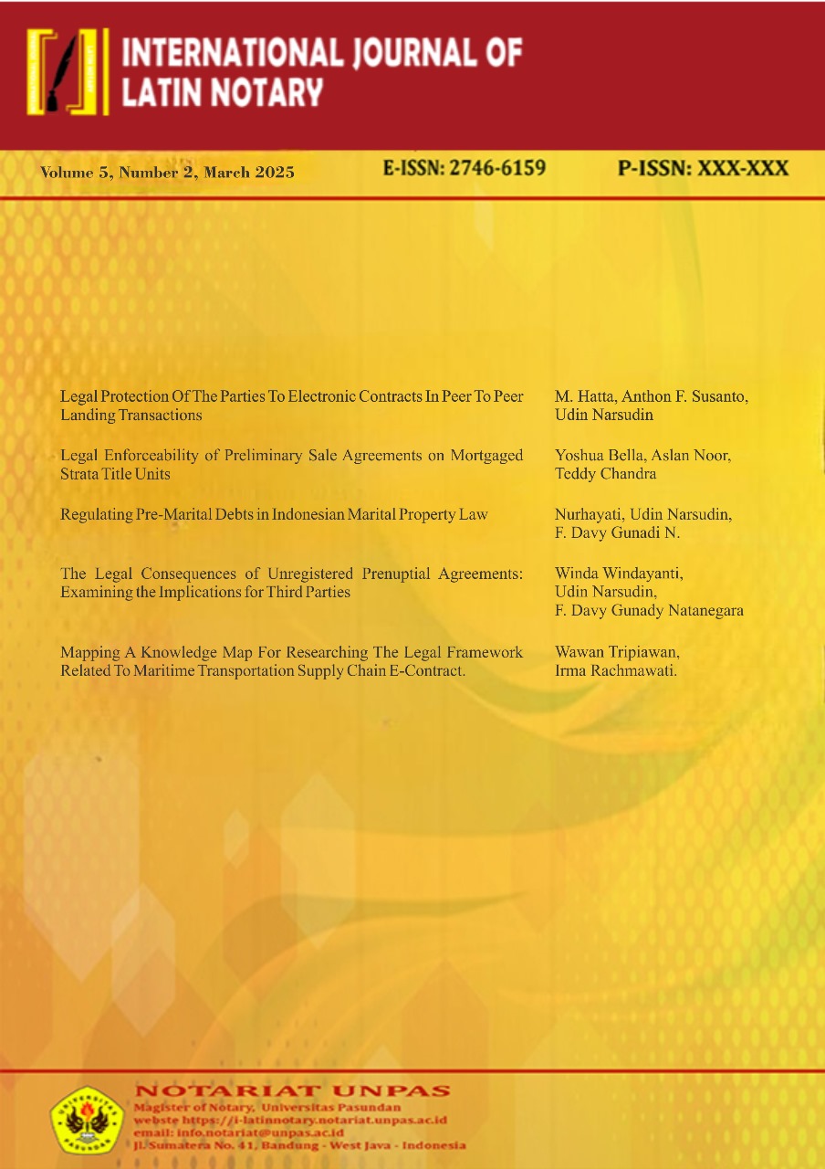 					View Vol. 5 No. 2 (2025): Internasional Journal of Latin Notary, March 2025
				
